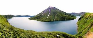 В ИМГиГ ДВО РАН выполнено исследование морфологии вулканического озера Кольцевое